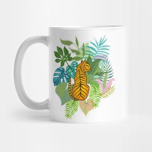 Tiger in the jungle Mug